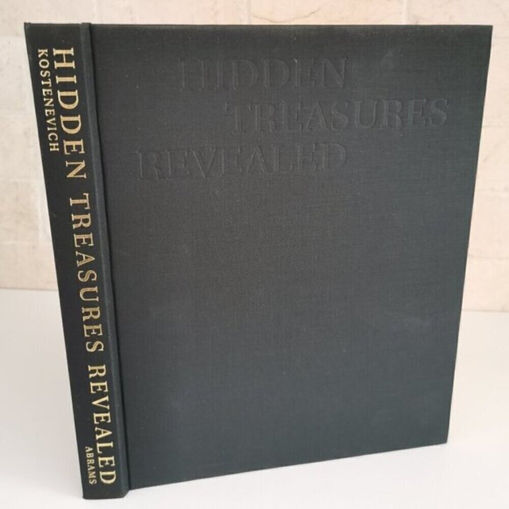 1995 Hidden Treasures Revealed Book Impressionist Artworks Black Book Decor Art